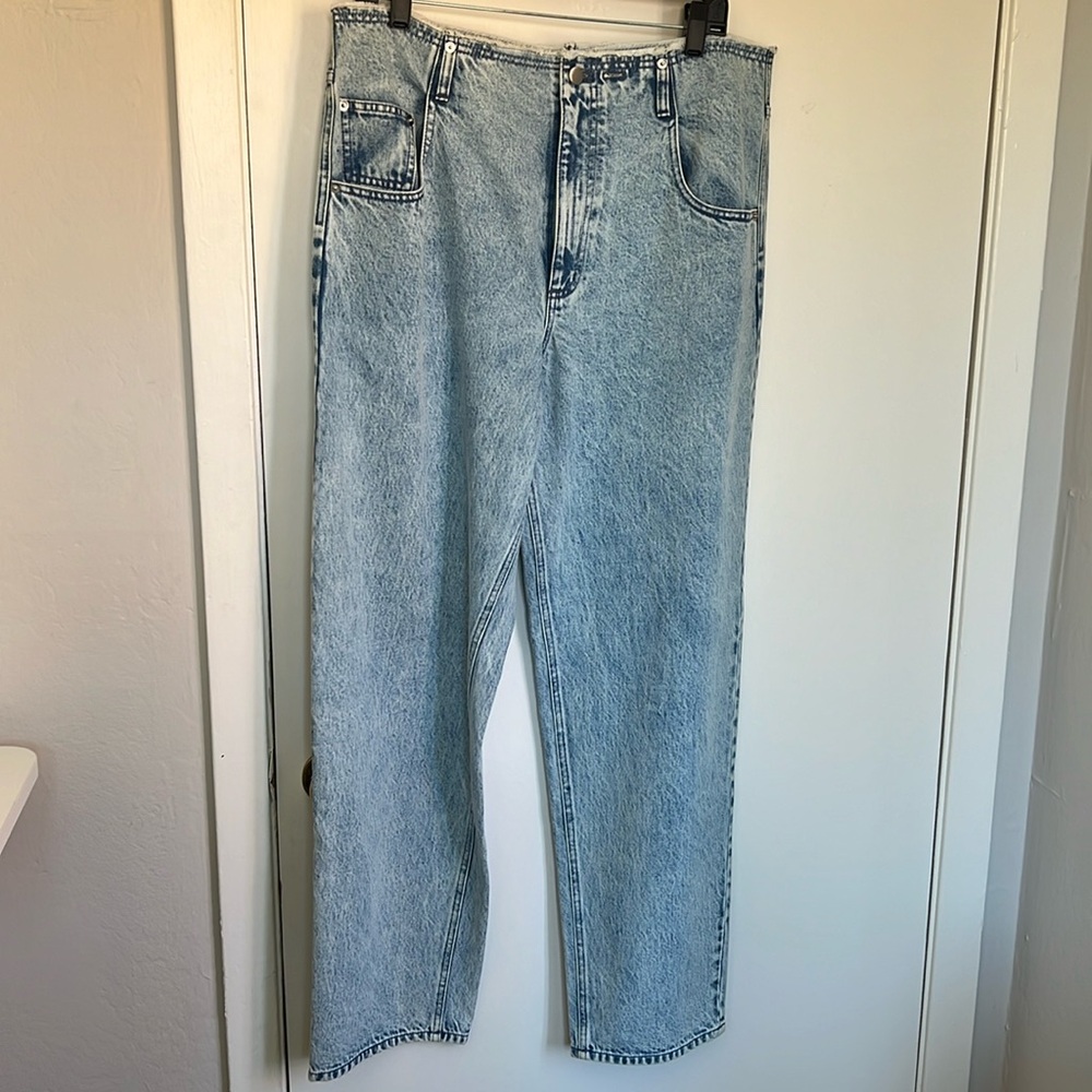 Tibi Acid Iceberg Newman Jeans